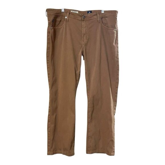 AG Adriano Goldschmied The Protege Men’s 38 X 36 Camel Straight Leg Pants - Picture 1 of 7